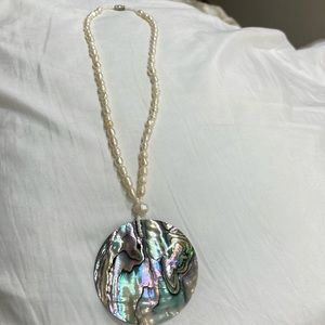 Pearl and shell necklace
